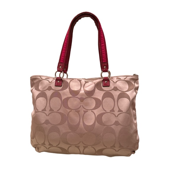 COACH Vintage Signature C Poppy Handbag - Picture 2 of 14